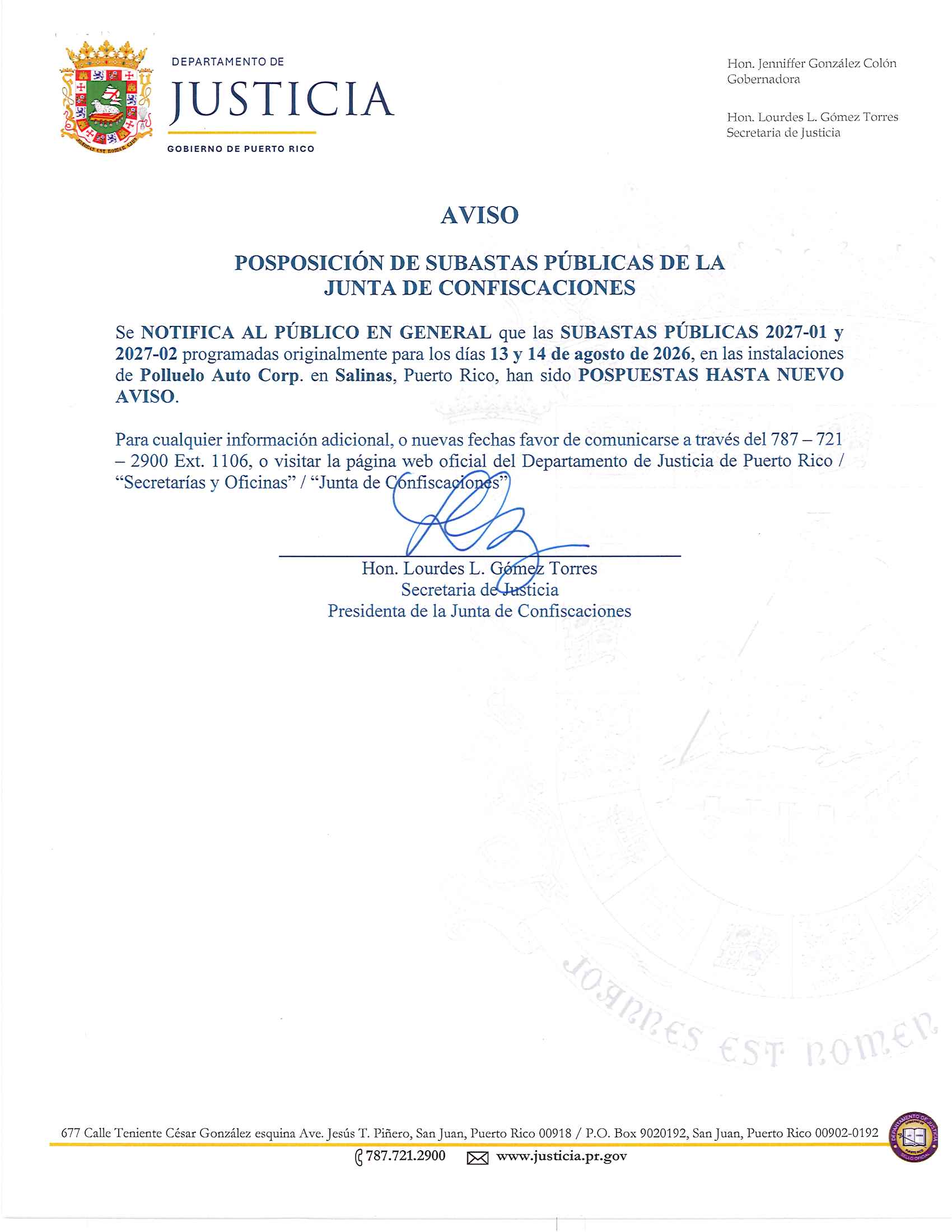 Anuncio de Cancelación firmadoR